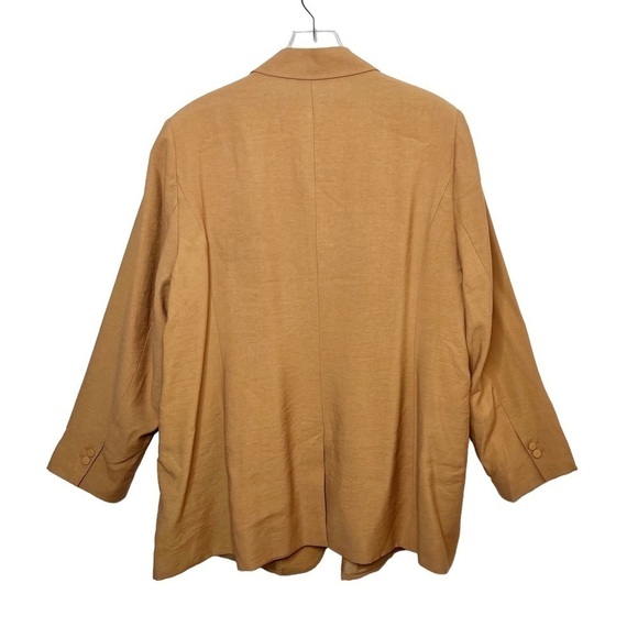 NEW City Chic Bronze Essence Longline Women’s Jacket Blazer Sz 24 - Picture 9 of 14